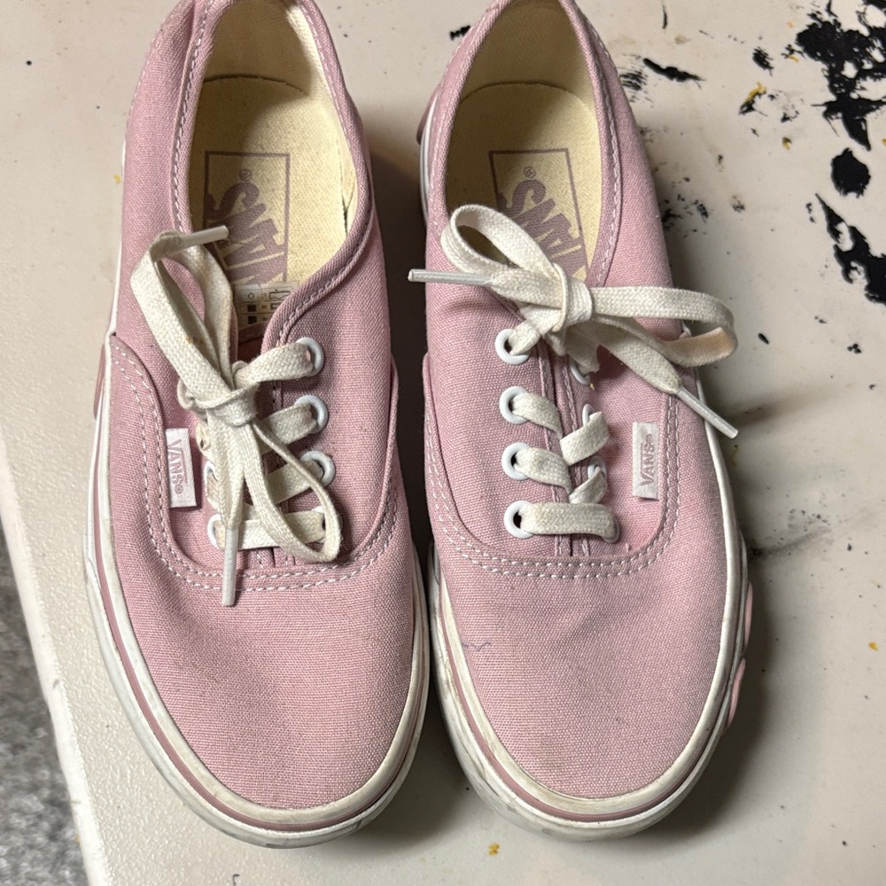 Vans pink girl final sale / barely worn